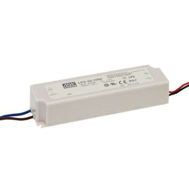 MEAN WELL LPC-35 Series Constant Current LED Driver