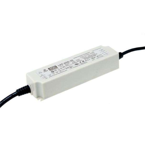 MEAN WELL LPF-60D Series Dimmable IP67 LED Driver