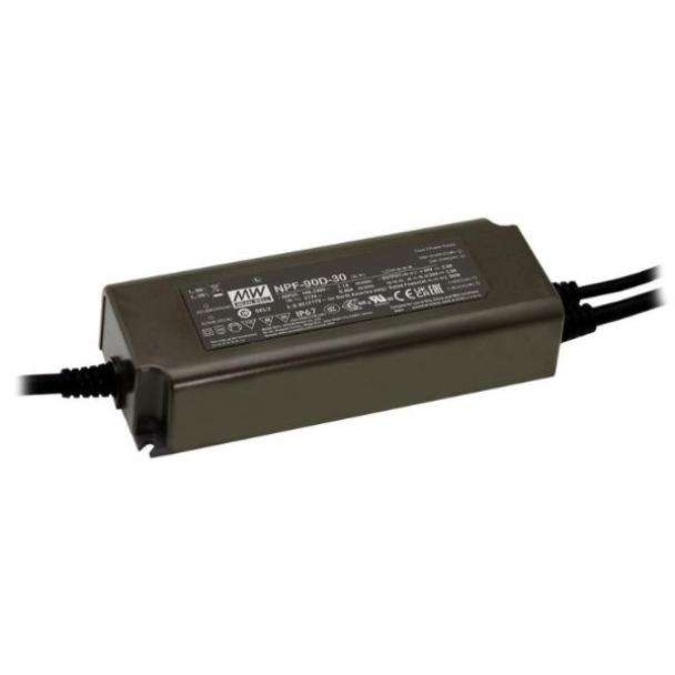 MEAN WELL NPF-90D Series IP67 Dimmable LED Driver