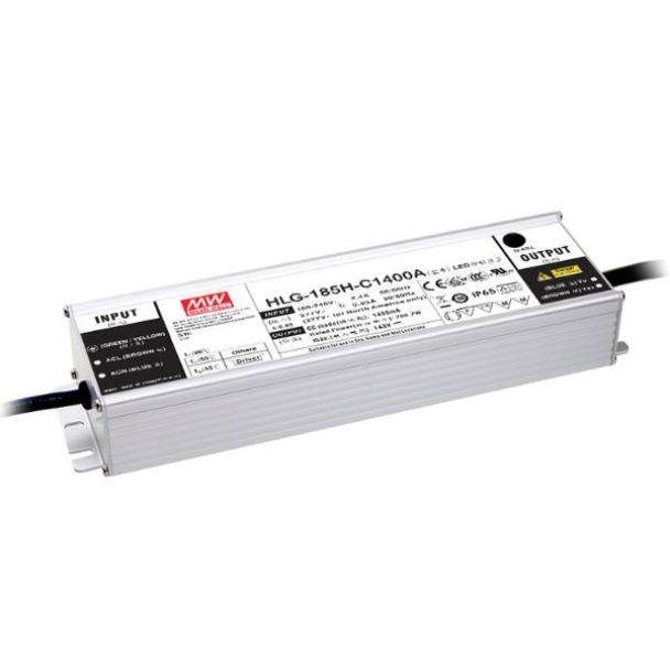 MEAN WELL HLG-185H-C IP65 IP67 Constant Current LED Driver