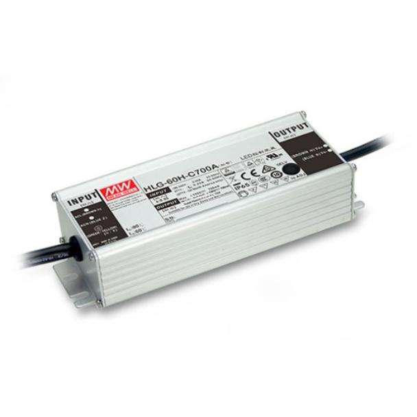 MEAN WELL HLG-60H-C Series IP65 IP67 Constant Current LED Driver