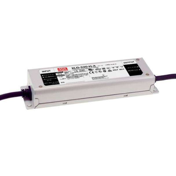 MEAN WELL XLG-240 240-Watt IP67 Dimmable LED Driver.