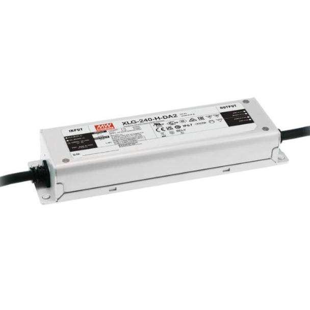 MEAN WELL XLG-240-DA2 DALI-2 IP67 Constant Current LED Driver