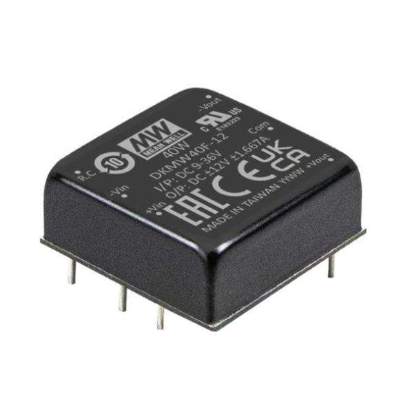 MEAN WELL DKMW40 PCB mount DC to DC converter