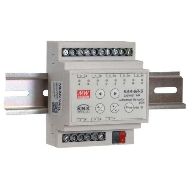 MEAN WELL KAA-8R-S 8 Channel KNX Dimmer Actuator