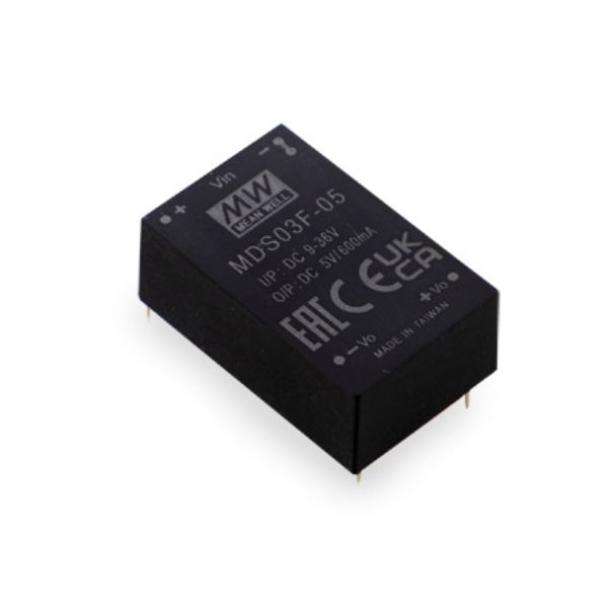 MEAN WELL MDS03 MDD03 3-Watt Medical DC to DC Converter