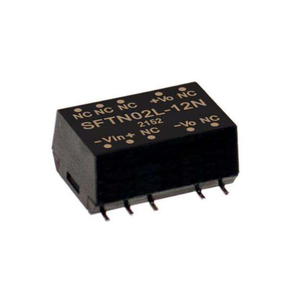 MEAN WELL SFTN02-N 2-Watt SMT PCB Mount DC to DC Converter