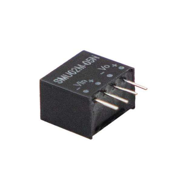 MEAN WELL SMU02-N 2-Watt SIP PCB Mount DC to DC Converter