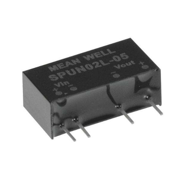 MEAN WELL SPUN02 2-Warr SIP7 PCB Mount DC to DC Converter