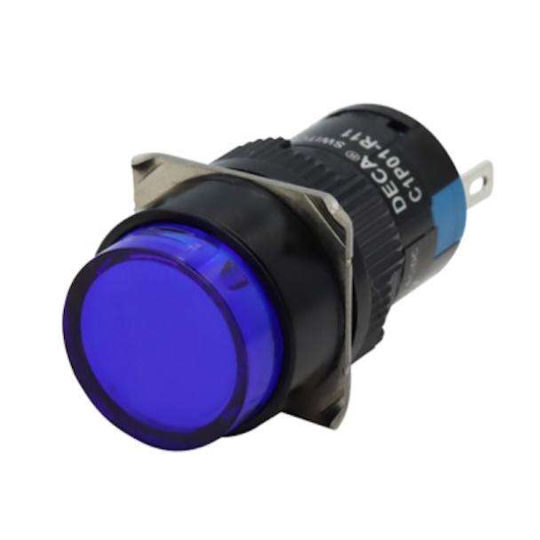 POWERNEX C1P01-R12KB-OD1 illumiated blue pilot push switch