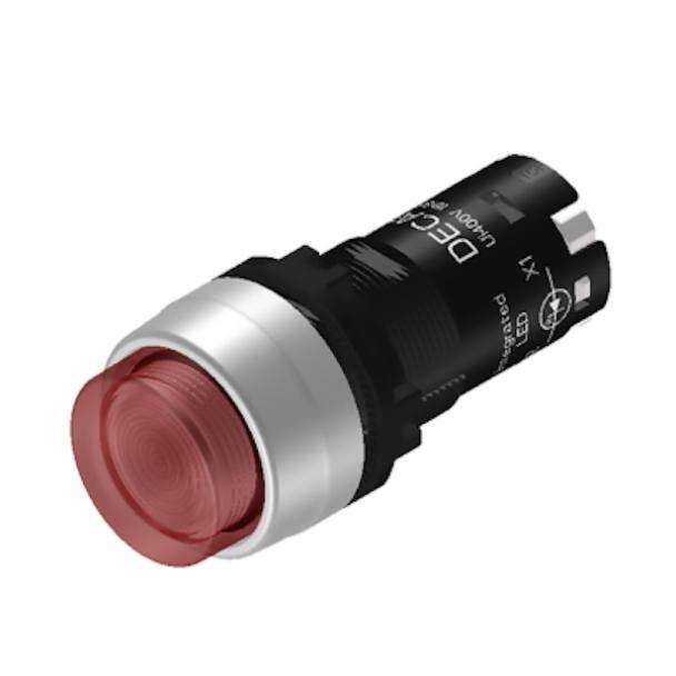 POWERNEX CP24L-A2E10Q4R illuminated maintained red push switch