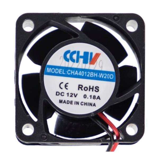 PowerNex CHA4012BH-W20D DC Fan 12V 0.18A 10.98CFM