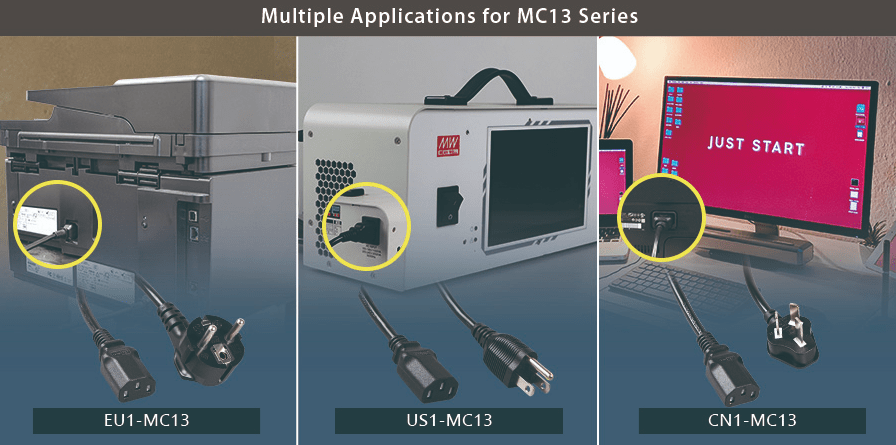 Applications MC13 AC Power Cords