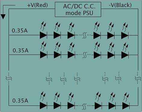 Contant current LED diagram