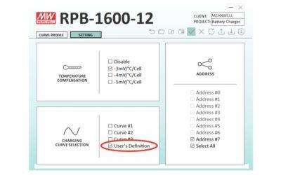 MEAN WELL battery programmer software