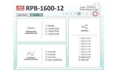 MEAN WELL battery programmer software