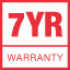 7 Years Warranty